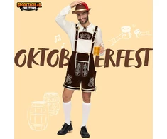 Spooktacular Creations vyriškas bavariškas Oktoberfest kostiumas, XL, 840332657271