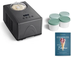 Springlane Kitchen ledų gaminimo aparatas su kompresoriumi, 1,5 l talpa, nerūdijančio plieno, 150 W, Emma