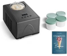 Springlane Kitchen ledų gaminimo aparatas su kompresoriumi, 1,5 l talpa, nerūdijančio plieno, 150 W, Emma