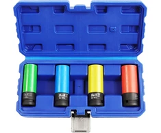 S&amp;R smūginių veržliarakčių galvučių rinkinys 1/2 col., 15–21 mm, 465.411.004