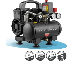 STAHLWERK bealyvis oro kompresorius 3 l, 8 bar, 1,18 kW, modelis 8032
