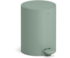 Stardis nerūdijančio plieno šiukšlių dėžė su pedalu Soft-Close 3 l, matinė, žalia