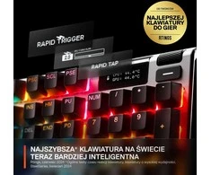 SteelSeries | Klaviatūra žaidimams | Apex Pro Gen 3 | su laidu | US išdėstymas | Juodas | USB-C | OmniPoint 3.0 Adjustable HyperMagnetic Switches