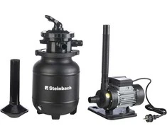 Steinbach baseino filtravimo sistema su filtravimo kamuoliukais, 3,8 m³/h, 230 V, 200 W, modelis 040386