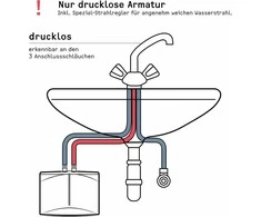 Stiebel Eltron srauto vandens šildytuvas, 3,5 kW, be slėgio, 2 l/min, baltas, 185411