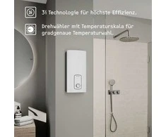 Stiebel Eltron vandens šildytuvas, elektrinis, 24 kW, 10,7 l/min, baltas, 204202