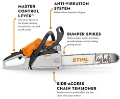 Stihl benzininis grandininis pjūklas 30 cm juosta 1,2 kW MS 162