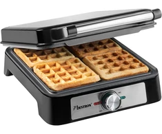 Sumuštinių keptuvas Bestron belgiška vaflinė 1600 W, 4 vafliams, ASW1600S