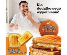 Sumuštinių keptuvas Profi Cook ProfiCook sumuštinių keptuvė 750 W su kriauklės formos plokštėmis PC ST 1297