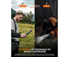 SUNPOW metalo detektorius pinpointeris, įmontuota baterija, IP68 atsparus vandeniui, 15 val. veikimas, NX-GD02