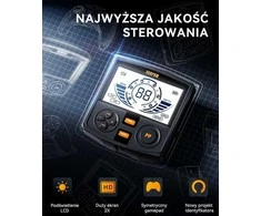 SUNPOW metalo detektorius su 30 cm IP68 vandeniui atsparia rite, HD-LCD ekranu ir 5 režimais OT-MD14