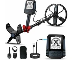 SUNPOW metalo detektorius su Dual-D 11 colių rite, IP68, 35 h akumuliatorius, OT-MD15