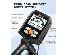 SUNPOW metalo detektorius su LCD ekranu, 4 veikimo režimai, atsparus vandeniui, OTMD13