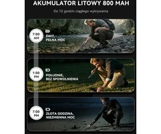 Metalo detektorius SUNPOW metalo ieškiklis Pinpointer, kraunamas, IP68, 360° aptikimas, LCD ekranas