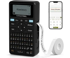 SUPVAN etikečių spausdintuvas Bluetooth su QWERTY klaviatūra, 1200 mAh, E11