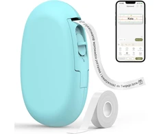 SUPVAN terminis etikečių spausdintuvas su Bluetooth, 15 mm, USB-C, 1200 mAh, E10