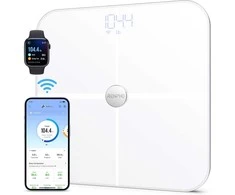 Svarstyklės RENPHO išmanioji kūno masės analizės vonios svarstyklė Wi-Fi, Bluetooth, ITO danga, 180 kg, ES-BR001