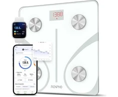 Svarstyklės RENPHO išmanioji vonios svarstyklė su Bluetooth, kūno sudėties analize, 180 kg, ES-32MD