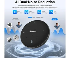 Svbony konferencijų garsiakalbis su Bluetooth, 4 mikrofonais, AI triukšmo slopinimu, SVHub Omni2