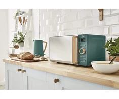 Swan mikrobangų krosnelė 20 l talpos, 800 W, 6 galios lygiai, žalia, SM22036GRENEU