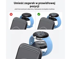 SwanScout belaidė įkrovimo stotelė 3 viename Google Pixel Watch 3/2 ir Pixel telefonams 18 W S10010