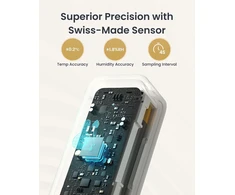 SwitchBot Bluetooth termometras-higrometras IP65 su temperatūros ir drėgmės jutikliu W3400012
