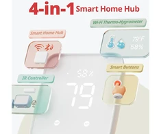 SwitchBot išmaniųjų namų valdiklis Hub 2 su Wi-Fi, infraraudonųjų spindulių valdymu ir Matter W3202100