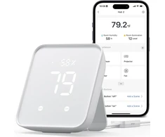 SwitchBot išmaniųjų namų valdiklis Hub 2 su Wi-Fi, infraraudonųjų spindulių valdymu ir Matter W3202100