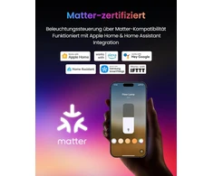 SwitchBot LED grindinis šviestuvas Matter RGBCCT, 18 W, Wi-Fi, Bluetooth, W1702100