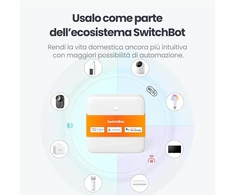 SwitchBot mmWave judesio ir buvimo jutiklis su Mini Matter koncentratoriumi W8200002