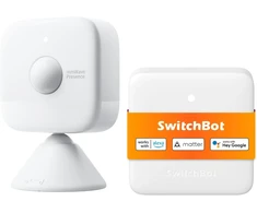SwitchBot mmWave judesio ir buvimo jutiklis su Mini Matter koncentratoriumi W8200002