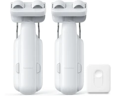 SwitchBot užuolaidų atidarytuvas Curtain 3 Rod 2025 su Bluetooth ir pulteliu W2400000