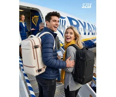 SZLX vakuuminis rankinis kelioninė kuprinė, 23,3 l, su oro ištraukiama pompa, vandeniui atspari, Ryanair dydžio