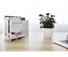 T4U dekoratyvinių plastikinių vazonų rinkinys, 15 cm, su savilaistymo sistema, 4 vnt.