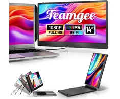 Teamgee nešiojamasis papildomas monitorius 14 col. FHD IPS USB-C HDMI S1