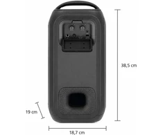 TechniSat nešiojamas Bluetooth garsiakalbis 80 W RMS, TWS, Bass Boost, LED, IPX4, WUMMSBOX