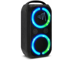 TechniSat nešiojamas Bluetooth garsiakalbis 80 W RMS, TWS, Bass Boost, LED, IPX4, WUMMSBOX