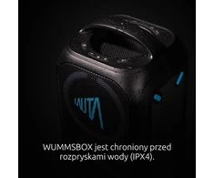 TechniSat nešiojamas Bluetooth garsiakalbis 80 W RMS, TWS, Bass Boost, LED, IPX4, WUMMSBOX