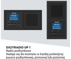 TechniSat potinkinis skaitmeninis radijas DIGITRADIO UP 1, DAB+/FM, 2 W, 0000/3900