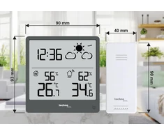 Technoline Techno line meteorologinė stotelė, 433 MHz, WS9138
