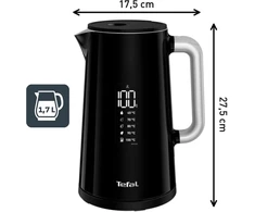 Tefal elektrinis virdulys Smart N' Light, 1,7 l, 1800 W, KO850810