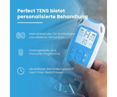TensCare TENS elektrostimuliatorius skausmui malšinti, 2 kanalų, 16 elektrodų, K-PERFECTSF150-DE