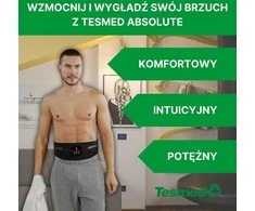 TESMED Absolute pilvo raumenų elektrostimuliacijos diržas, 15 programų, USB įkrovimas