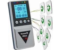 Tesmed MAX 830 keturkanalis TENS elektrostimuliatorius su 20 elektrodų komplektu