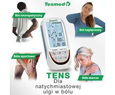 Tesmed raumenų elektrostimuliatorius, 73 programos, EMS ir TENS, su 8 elektrodais, TE-880R Plus