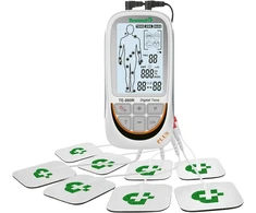 Tesmed raumenų elektrostimuliatorius, 73 programos, EMS ir TENS, su 8 elektrodais, TE-880R Plus