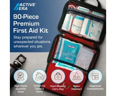 The Body Source pirmosios pagalbos rinkinys 90 vnt. su šaldančiais kompresais FA-90R