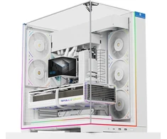 Thermalright ATX kompiuterio korpusas 3 šonų grūdinto stiklo ARGB, USB-C, A70 ARGB Baltas