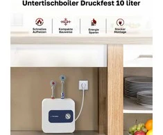 Thermomate elektrinis vandens šildytuvas 10 l 2000 W ABS montuojamas po kriaukle ES10DE