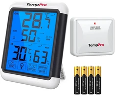 ThermoPro belaidis termohigrometras su išoriniu jutikliu, 150 m, TP-65C